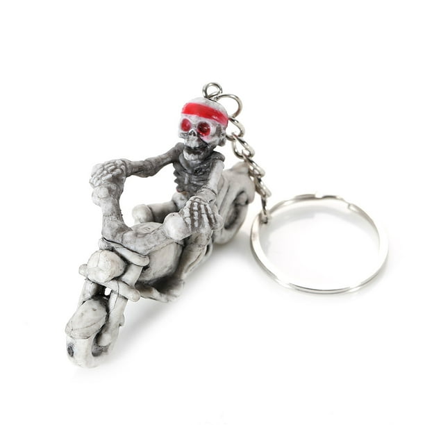 Creative Alloy Skeleton Gift Handbag Accessories Key Chain Key Holder Key Ring
